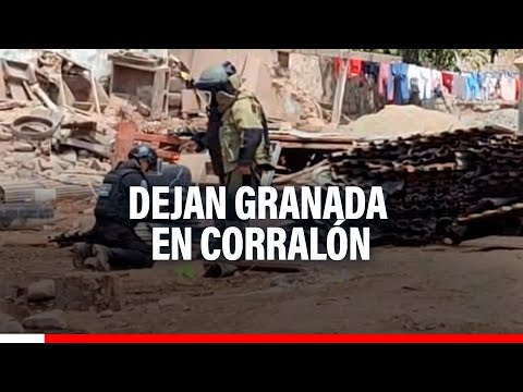 Rímac: Dejan granada en corralón presuntamente dirigida al ingeniero de la obra