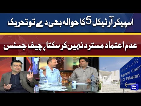 Chief Justice Huge Remarks Over No Confidence Motion Rejected | Kamran Shahid