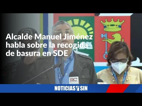 EN VIVO Rueda de prensa alcalde de SDE, Manuel Jiménez