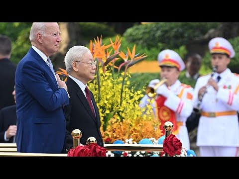 Vietnam: cerimonia in onore del presidente Biden