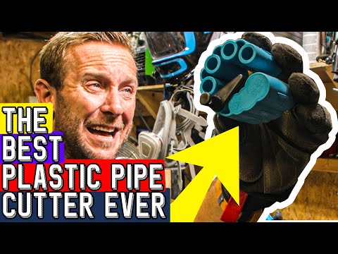 HOW TO CUT PLASTIC PIPE IN SECONDS - Ox Polyzip Flex tool