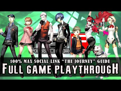 PERSONA 3 FES (2008) 100% FULL GAME " THE JOURNEY" | MAX SOCIAL LINKS COMPLETE WALKTHROUGH