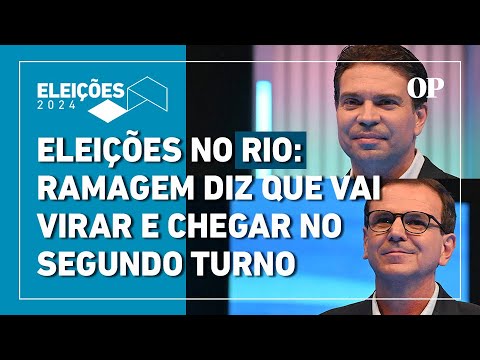 Eleições no Rio de Janeiro: Ramagem diz que vai virar e chegar no segundo turno