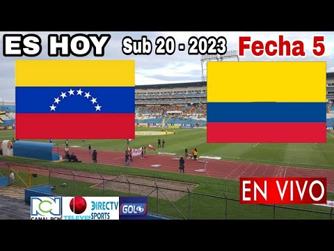 Venezuela vs. Colombia en vivo, donde ver, a que hora juega Venezuela vs. Colombia Sub 20 - 2023