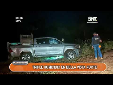 Triple homicidio en Bella Vista Norte