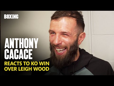 Anthony Cacace Ecstatic Reaction To Leigh Wood KO Win