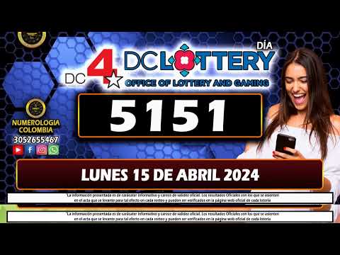 Resultados del Chance del LUNES 15 de Abril de 2024 Loterias  #chance #loteria #resultados