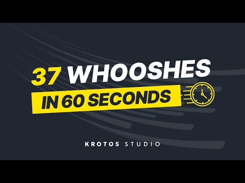 Create 37 Whooshes in 60 Seconds with Krotos Studio