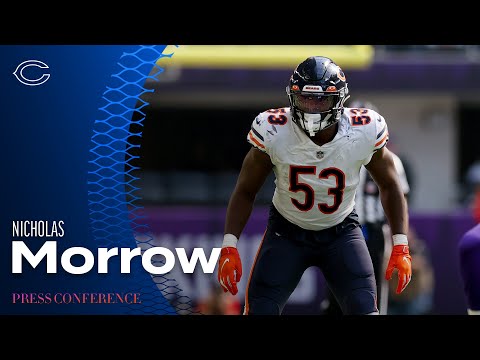 Nicholas Morrow: 'We have to execute earlier in games' | Chicago Bears video clip