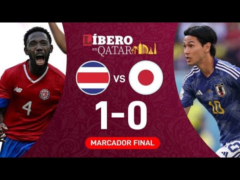 COSTA RICA 1 0 JAPÓN EN VIVO Fecha 2 Grupo E del Mundial Qatar 2022