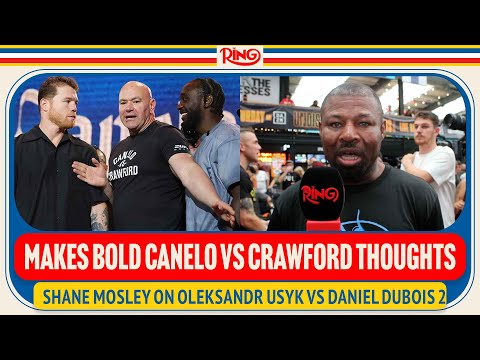 “Canelo Beats Crawford EASILY!” Shane Mosley STRONG Thoughts On Canelo vs. Crawford