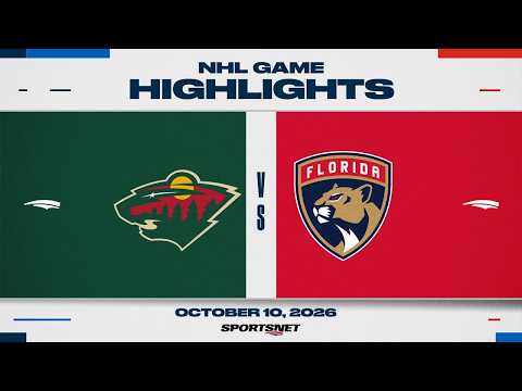 NHL 하이라이트 | 와일드 대 팬서스 - 2026년 10월 11일