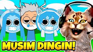 10 SPRUNKI YOUTUBER MUSIM DINGIN !!