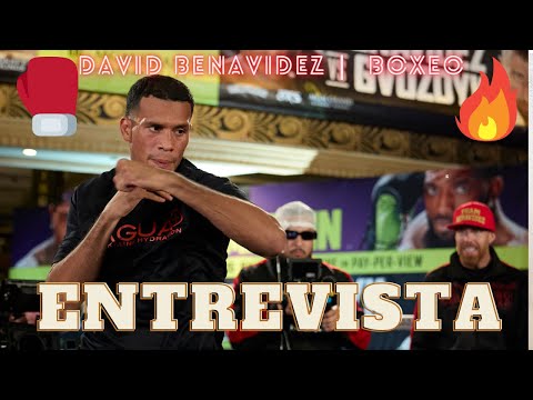 DAVID BENAVIDEZ: aún creo posible la pelea vs CANELO ALVAREZ