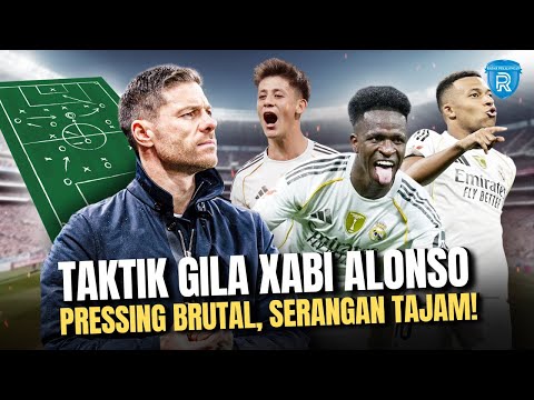 Rahasia Taktik Gila Xabi Alonso di Real Madrid: Pressing Setengah Mati, Build-Up 235, dan Half-Space