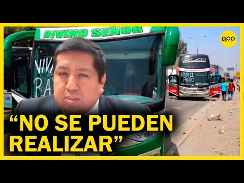 Paro de transportistas en Perú: Se concentran en dos puntos que no se pueden realizar