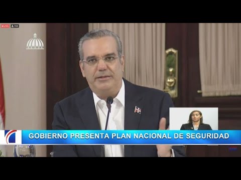 #ENVIVO Gobierno presenta Plan Nacional de Seguridad