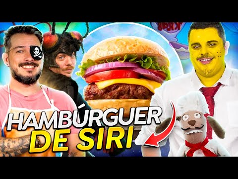 FIZEMOS O HAMBURGUER DE SIRI