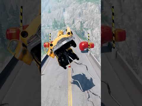 Cars vs Boxing Barrier in BeamNG.Drive #6JJA