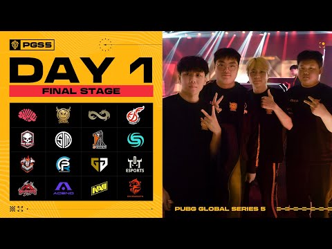 파이널 스테이지 DAY 1 | PUBG GLOBAL SERIES 5 (PGS 5)