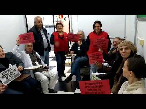 Agentes de apoio e AGPPS do Hospital Pirituba mandam o recado para Covas
