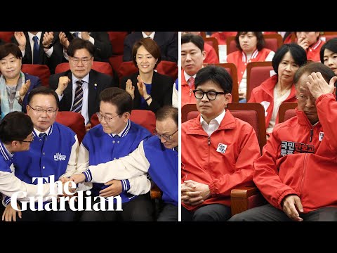 South Korean opposition claim landslide win in parliamentary elections