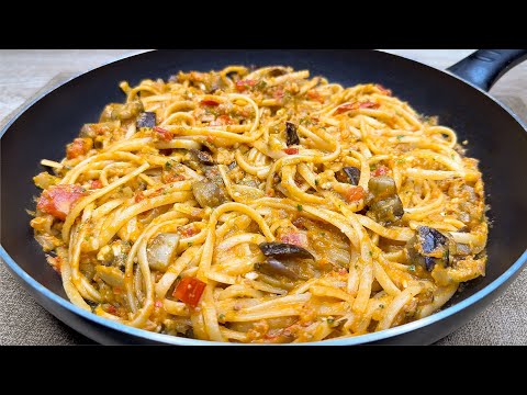 Così profumata che tutti i vicini hanno chiesto la ricetta! Pasta deliziosa alle melanzane!