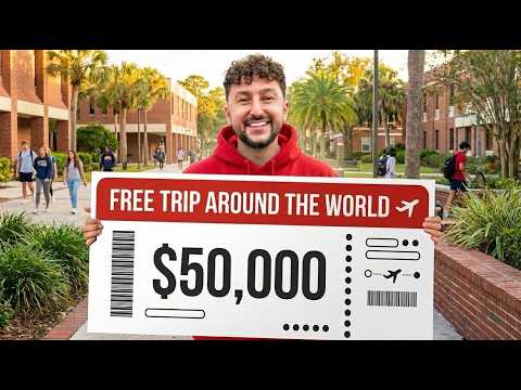 Surprising Evicted College Student With $50,000 Trip Around The World