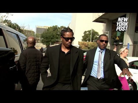 A$AP Rocky arrives at court for jury selection ahead of trial