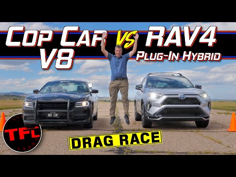 Toyota RAV4 Prime Outperforms V8 Hemi Charger in Quarter Mile Drag Race