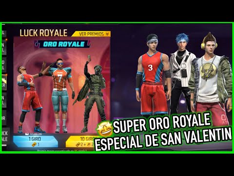 NUEVA ORO ROYALE ESPECIAL de EVENTO SAN VALENTIN FEBRERO en FF LATAM 😎 | JORGEPLAY