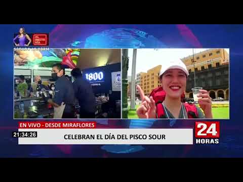 Día Nacional del Pisco Sour: decenas de personas visitaron Miraflores para degustar el cóctel