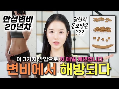 💩만성변비 20년차!!! 이 3가지 방법으로 완전히 탈출했습니다. 아무리 애써도 똥 안나오는 이유와 근본적인 해결방법