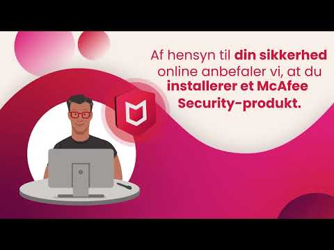 Sådan installerer du McAfee Security - DA
