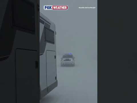 Fierce Winds, Heavy Snow Create Hazardous Travel As Visibility Drops In Northern Spain