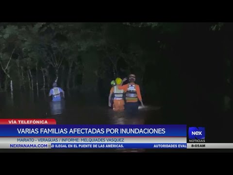 Varias familias afectadas por inundaciones en Mariato, Veraguas