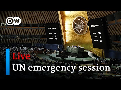 Watch live: UN General Assembly holds emergency session on Ukraine | DW News