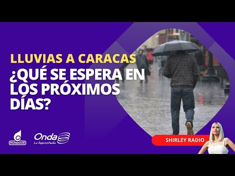 Llegan las lluvias a Caracas: ¿Qué se espera en los próximos días?