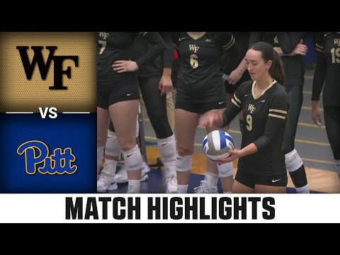 Wake Forest vs. Pittsburgh ACC Volleyball Highlights (2023)