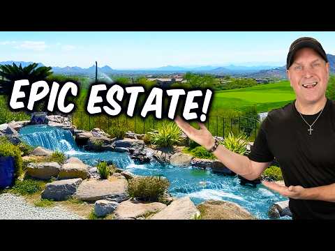 9 Water Features for AMAZING Home I'm with CAC Ralph Biezad of Pondscapes AZ  out of Queen Creek, Arizona to visit his personal home a