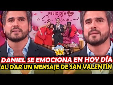 Daniel Arenas se EMOCIONA en Hoy Día al DAR un MENSAJE de San Valentín