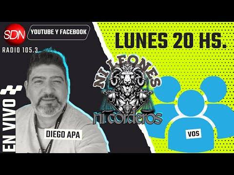 “La gente le habla a los dirigentes” – Ni leones ni corderos Diego y Sebas – El entrevistado: VOS