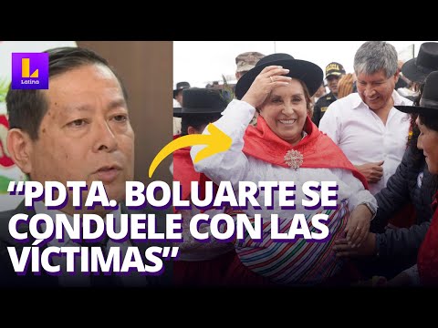 Dina Boluarte pedirá que se archive investigación contra sus agresoras, según ministro de Justicia