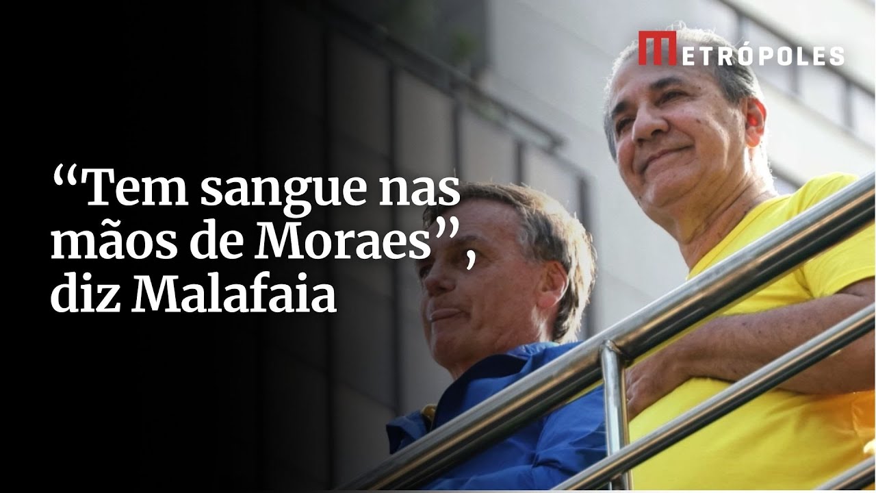 Público chama Moraes de assassino durante manifestação na Avenida Paulista