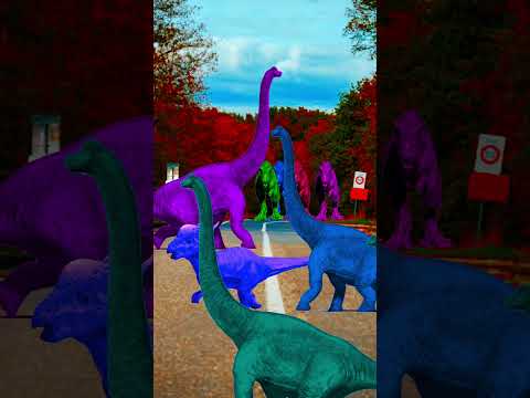 Big dinosaur Chase and chasing part-318 #jurassicworld #jurassicpark #dino #tending #viral #shorts