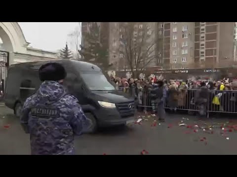 Russia opposition leader Navalny buried at Moscow cemetery after church service