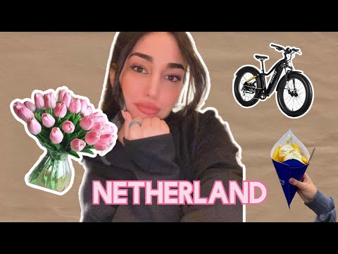 هولندا _ آمستردام  _ عدد البايسكلات رهيب😨