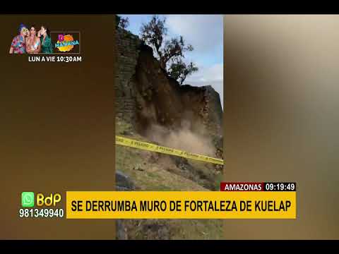 Amazonas: suspenden visitas a complejo arqueológico de Kuélap tras colapso de muro