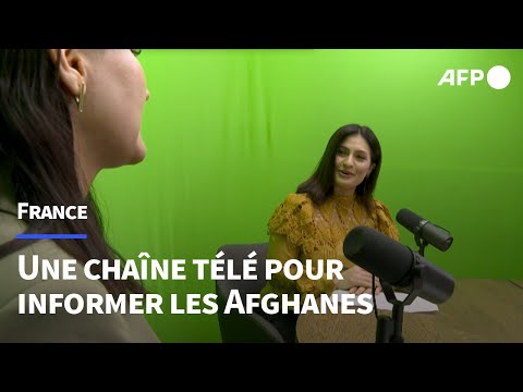 Depuis Paris, une télé par satellite pour aider les Afghanes à étudier malgré tout | AFP