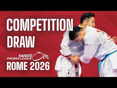 LIVE 🔴 Karate One Premier League Rome 2026 | Competition Draw